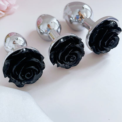 Butt Plug Rose Toys Multiple Colors & Sizes