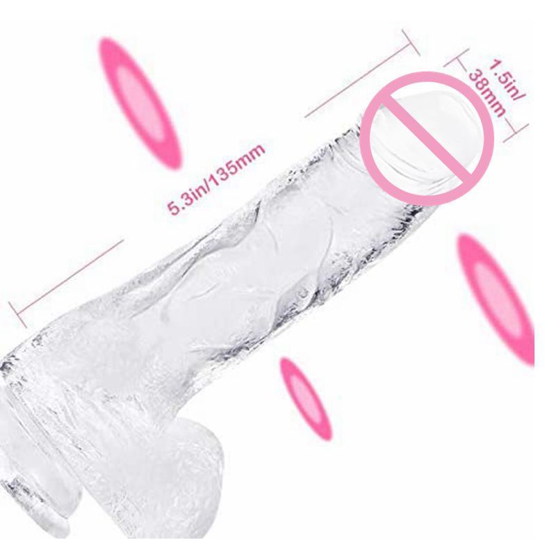 Crystal Clear Transparent Massager Stick