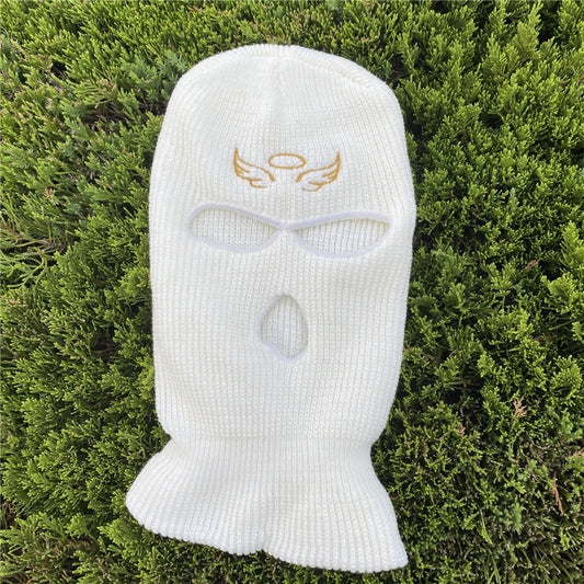 Angel And Devil Full Face Unisex Ski Mask