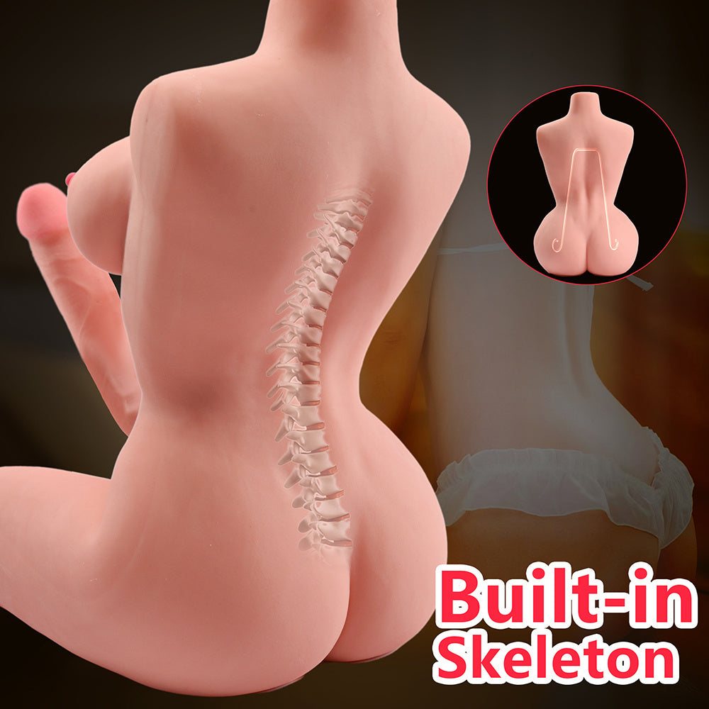 Built In Skeleton Realistic Shemale Love Doll