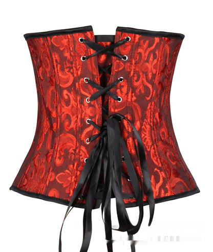 Stunning Gloss Detail Jacquard Belt Corset Huge Variety