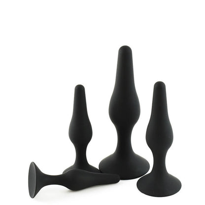 Anal Plug 4 Piece Silicone Set