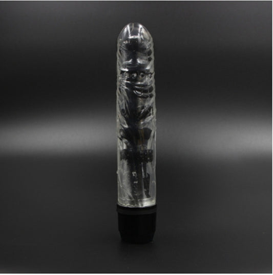 Long Smooth Transparent Vibrating Massager