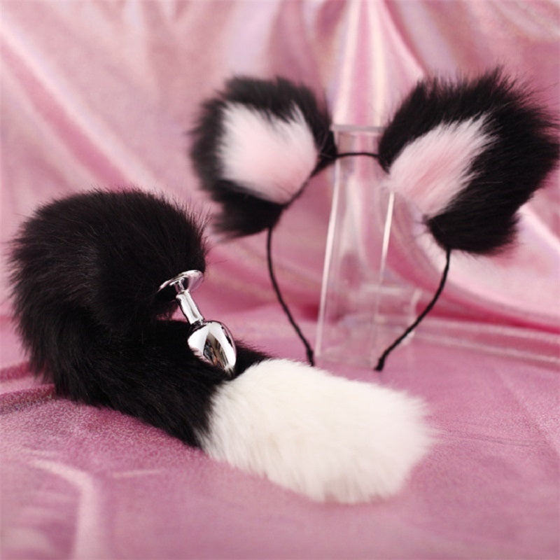 Double Erotic Butt Plug Plush & Hair Clip