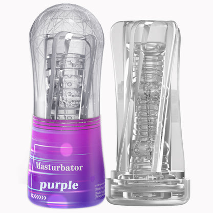 Crystal Masturbator Multichannel Reusable Cup