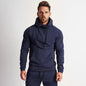 Hooded Drawstring Kangaroo Sweater Men's Jogger Suit Huge Variety