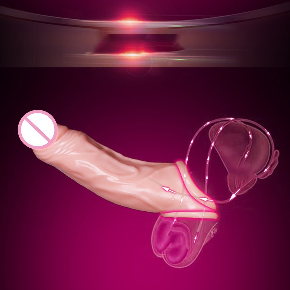 Stretchable Male Cock Extender Dildo