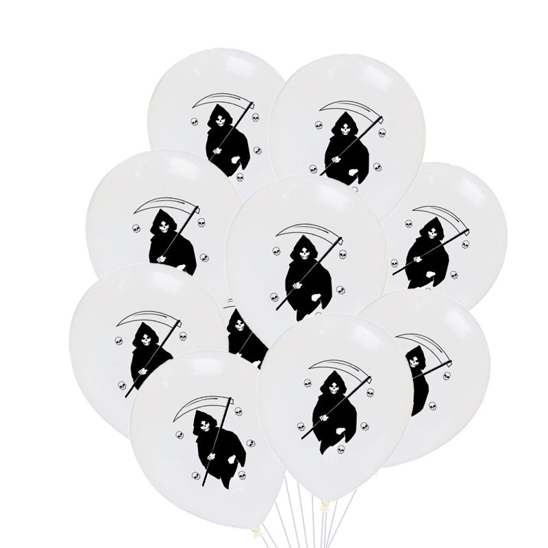 Fun Color B&W Halloween Balloons Multiple Styles