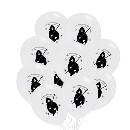 Fun Color B&W Halloween Balloons Multiple Styles