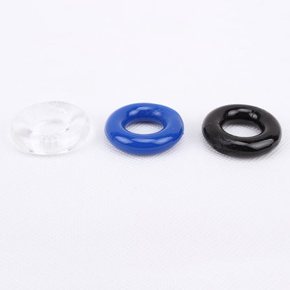 Men's Elastic Anti-Recombination 3-Color Transparent Ring