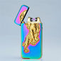 USB Metallic Chrome Charging Lighter