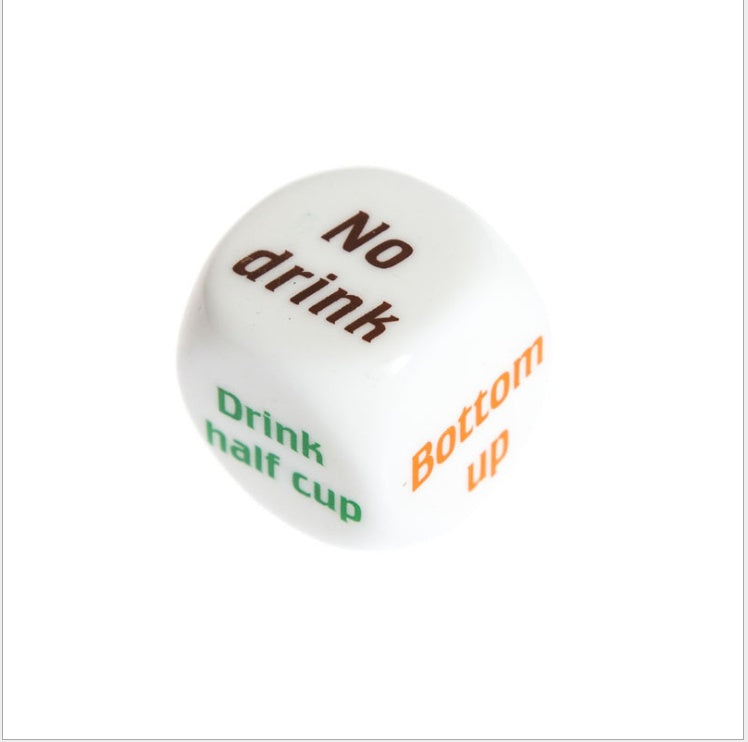 English Drinking Dice Toy