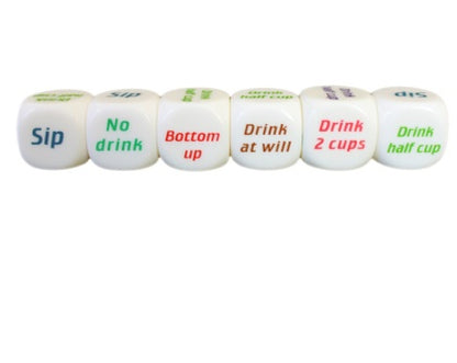 English Drinking Dice Toy