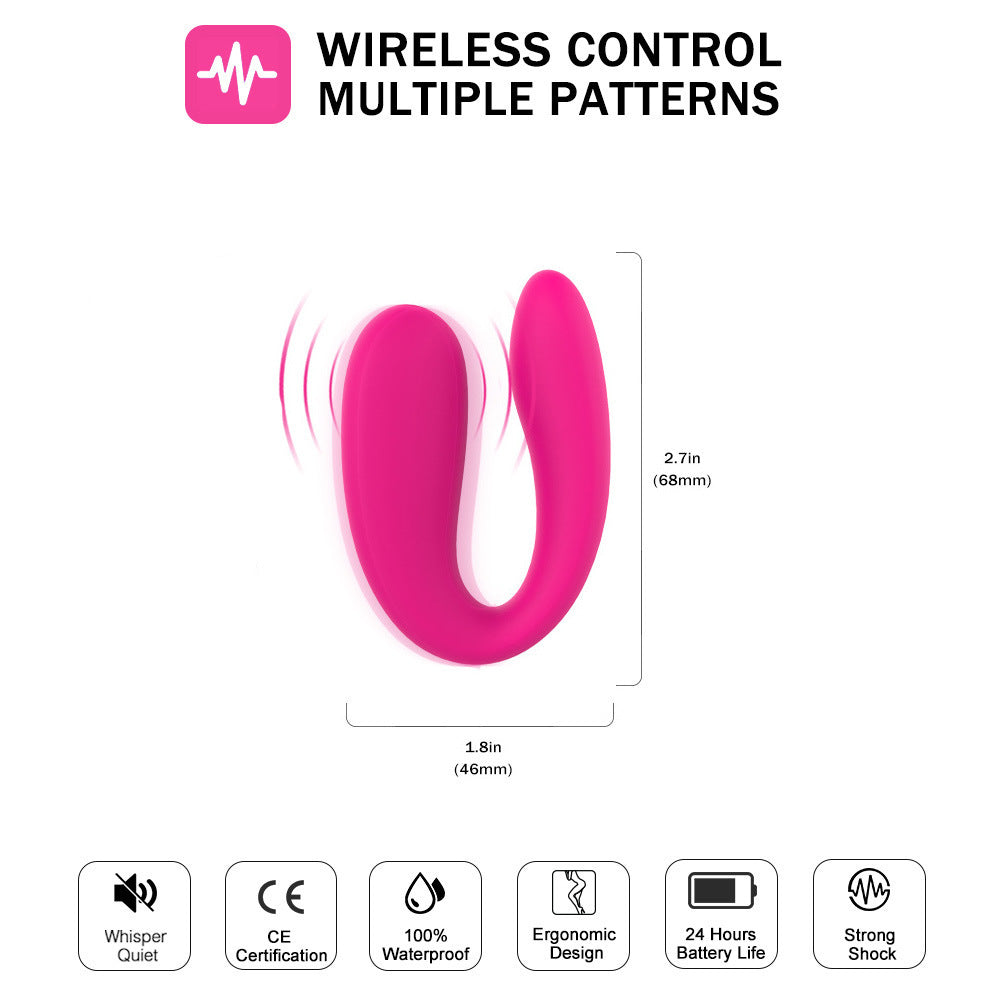 Mini Silicone U Shaped Vibrator