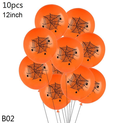 Fun Color B&W Halloween Balloons Multiple Styles