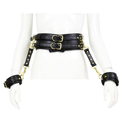 Men's And Women's Leather Handcuffs Girdle Tool Multiple Colors