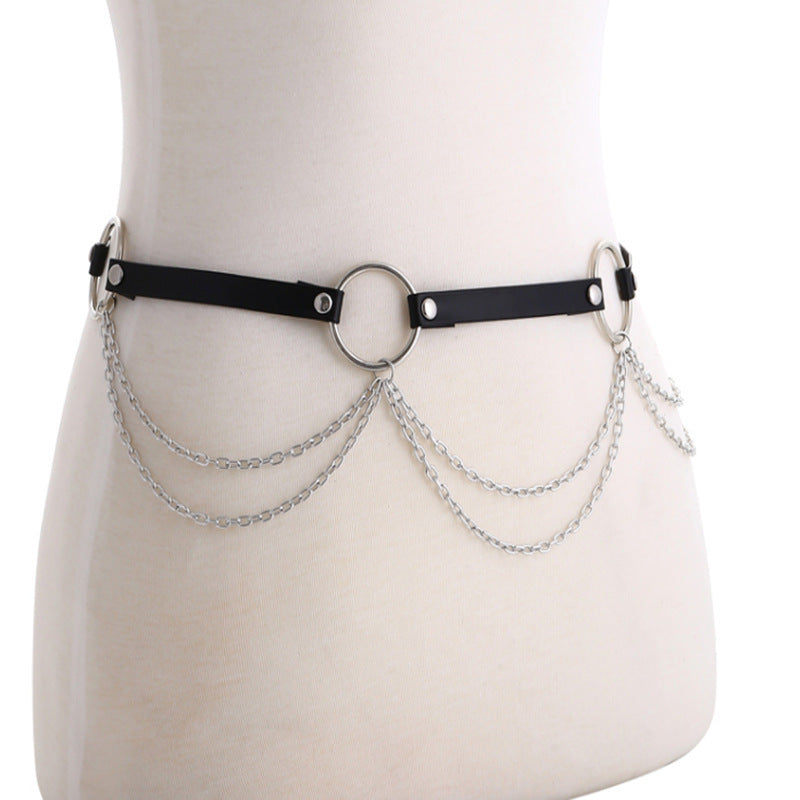 Chain-Belt Straps Waist Jewelry Body Harness