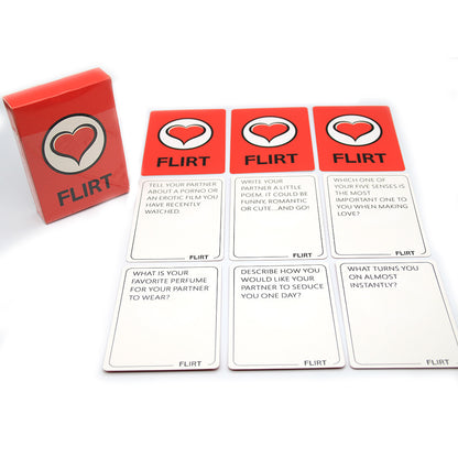 Talk, Flirt, Dare Romantic Game Cards