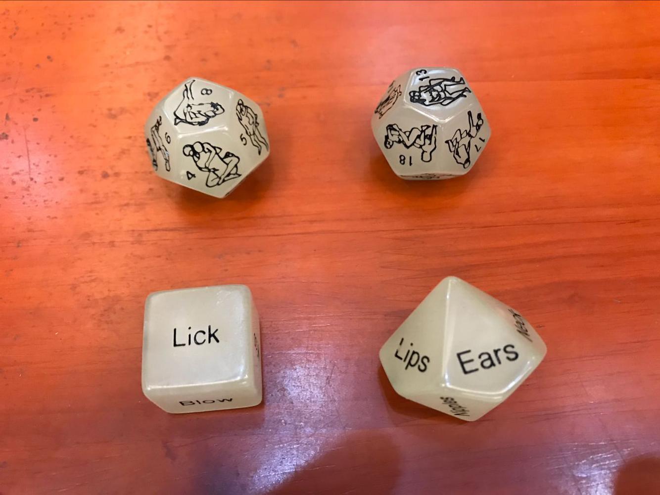 Erotic English Fun 4 Dice Sex Toys