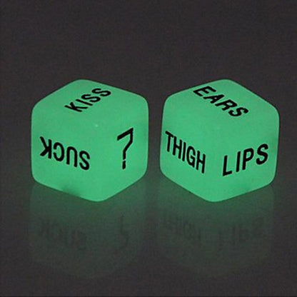 Luminous Glow In The Dark English Dice