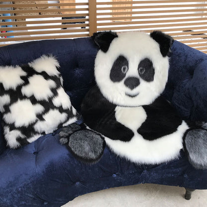 Tapis épais antidérapant en peluche panda