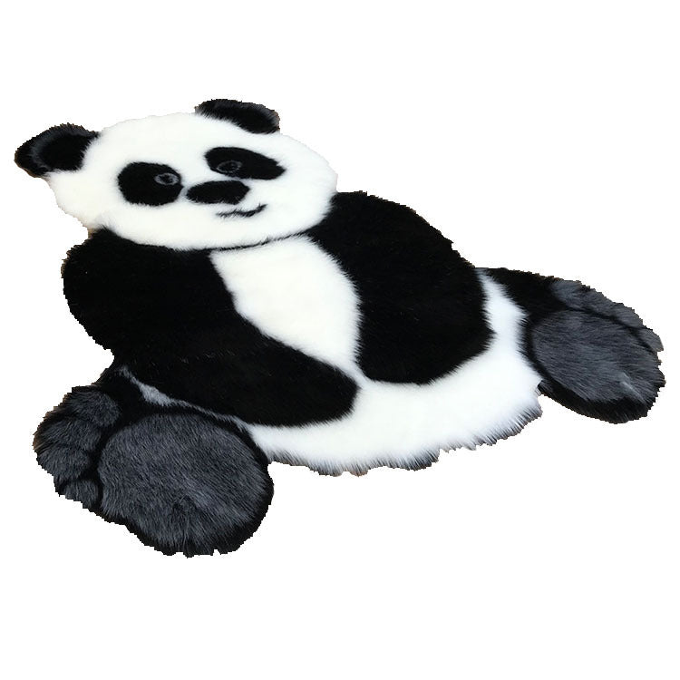 Tapis épais antidérapant en peluche panda