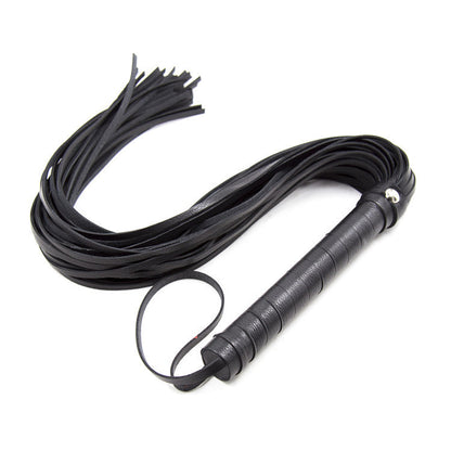 Leather Whip & Furry Handcuffs Binding Alternative Sex Toys