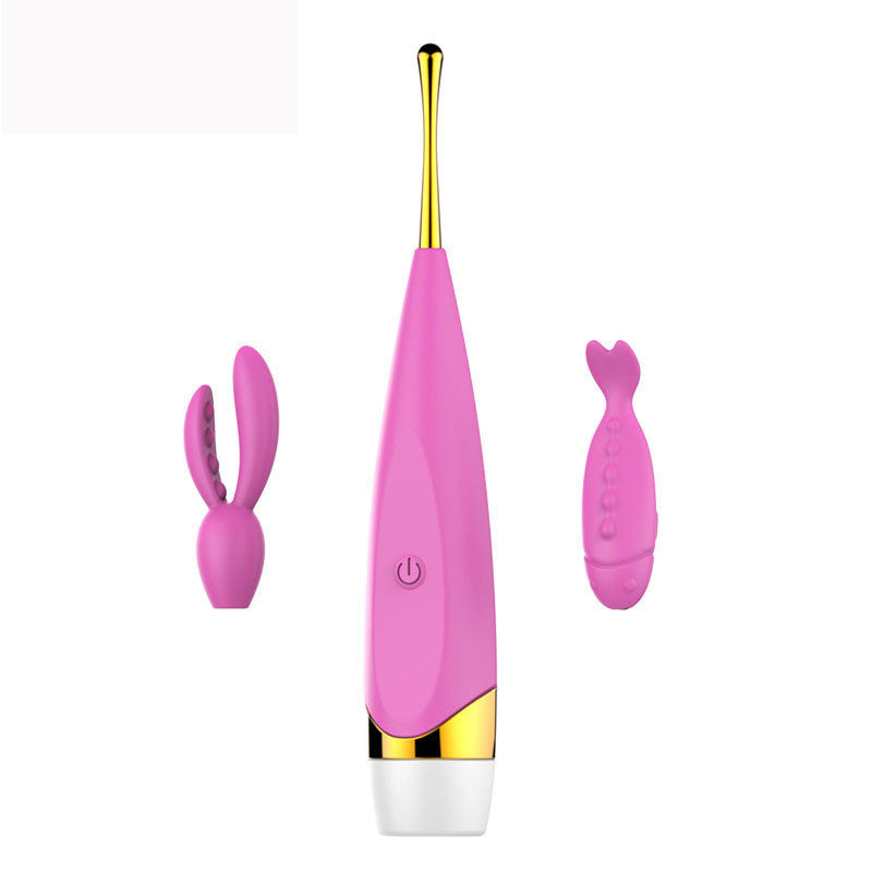 Interchangeable 3 Head High Frequency Honey Bean G-Spot Stimulator