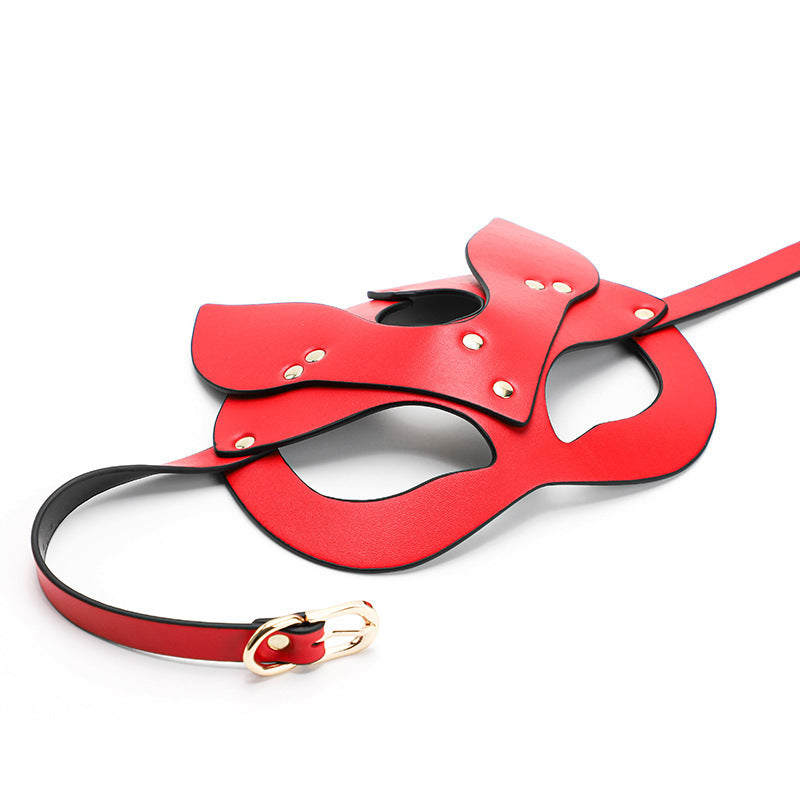 Small Leather Hand Whip Mask Heart Collar Binding Bondage