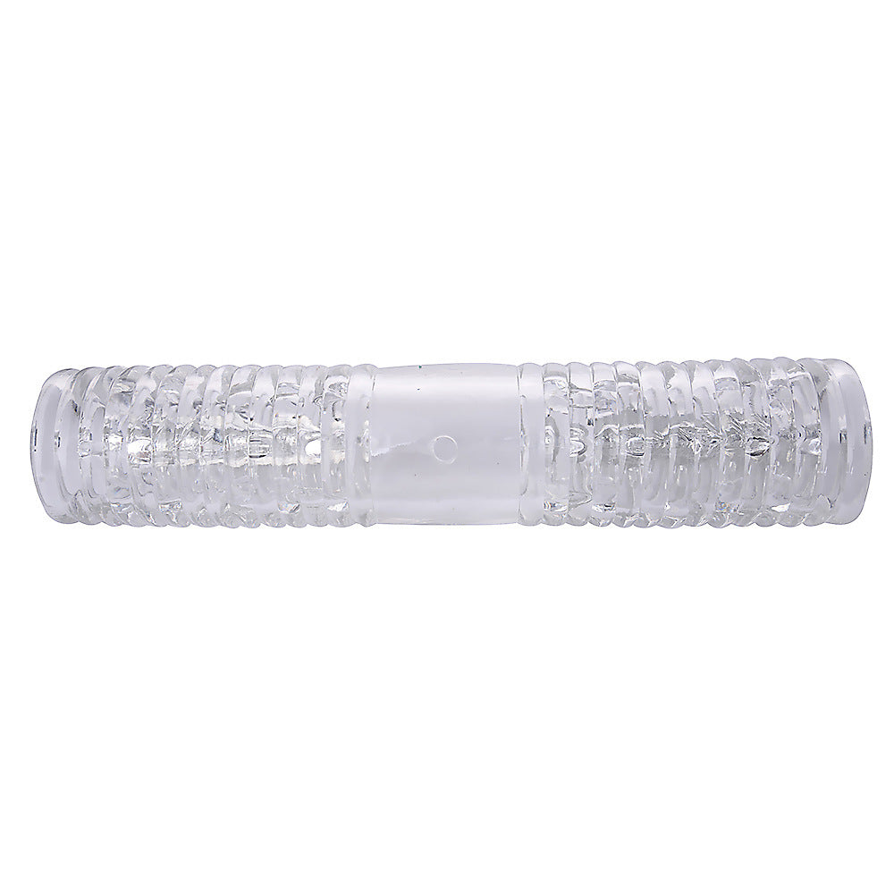 Transparent Penis Vibration Exerciser Trainer Toy