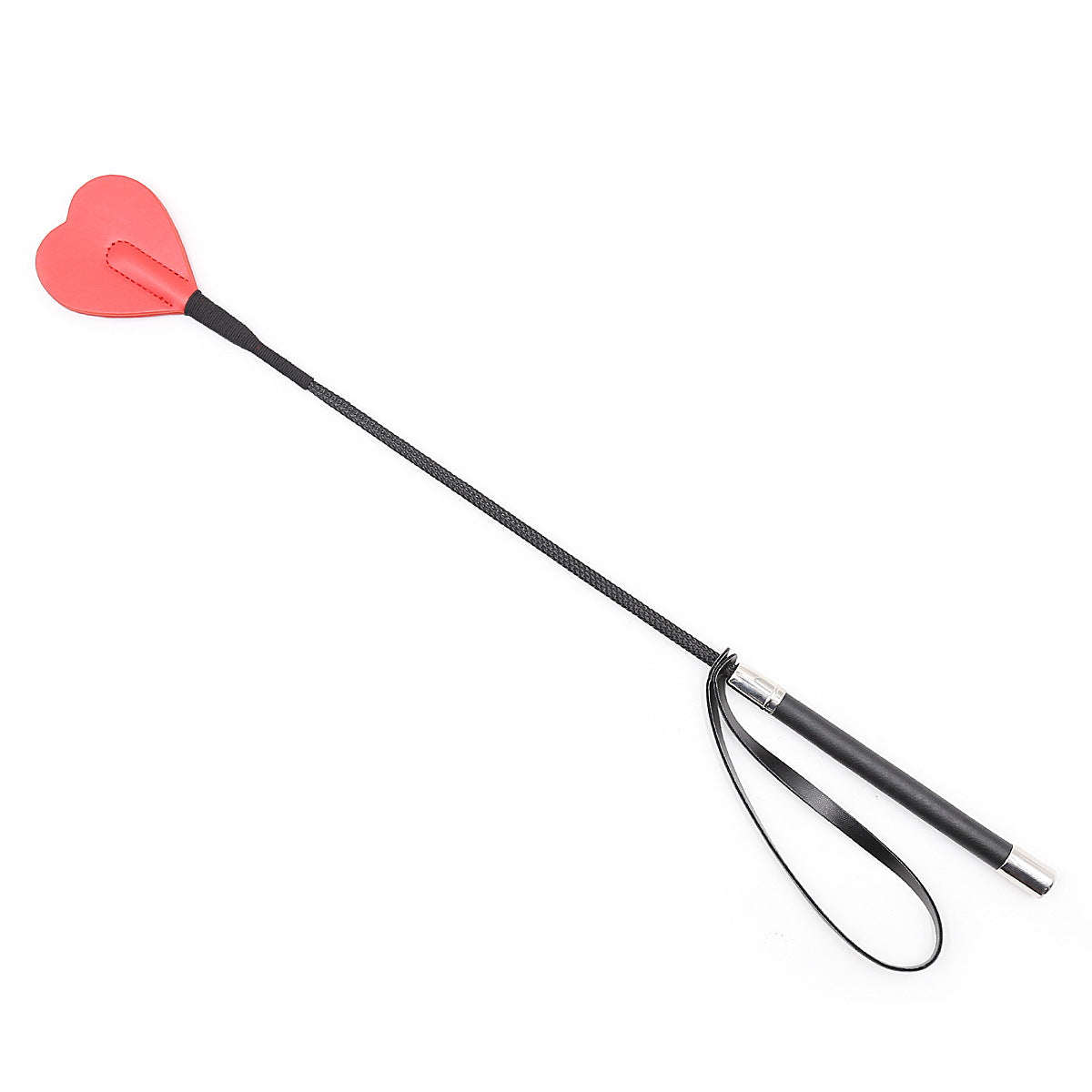 Heart-Shaped Training Pointer Leather Whip