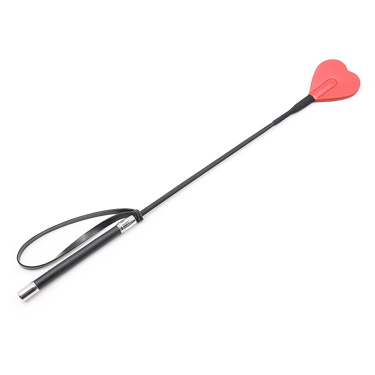 Heart-Shaped Training Pointer Leather Whip