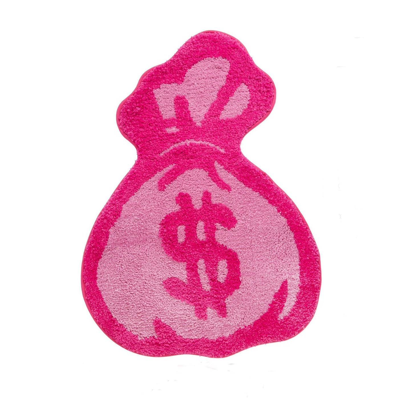 $ Money Bag Shaped Pink Carpet