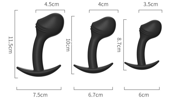 Portable Wearing Out Silicone Butt Plug