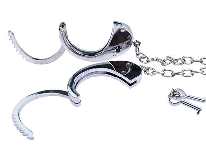 Metal Toy Anklet Footcuff Heavy Weight Adjustment Binding