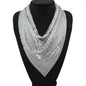 Mesh Diamond Rhinestones Clavicle Neck Chain