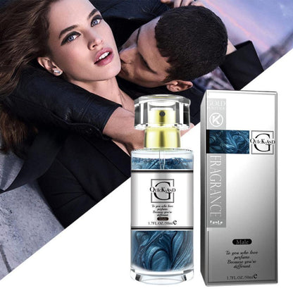 Gold & Blue Chrome QuickSand Erotic Pheromone Fragrance For Men & Women