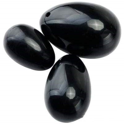 Natural Crystal Obsidian Jade Egg Massage