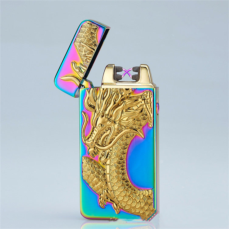 USB Metallic Chrome Charging Lighter