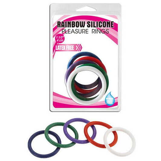 Rubber Cock Ring 5 Set