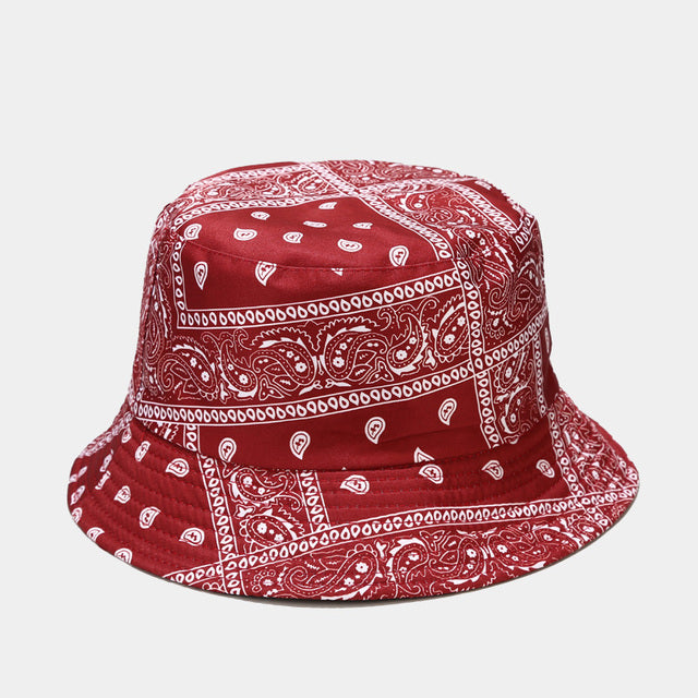 Sombreros de pescador con estampado de bandana en varios colores