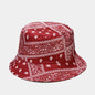 Bandana Print Bucket Hats Multiple Colors