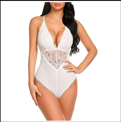 European And American One-Piece Full Lace Bodysuit Huge Variety