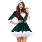 Christmas Dress Sexy Santa Claus Hoodie Cosplay Costumes Multiple Sizes