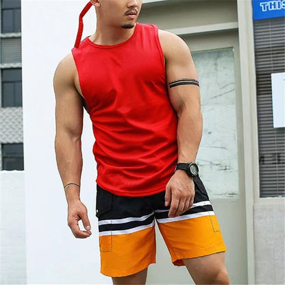 Tank Top Men's Sports Sleeveless T-shirt Ice Silk Quick Dry Huge Variety