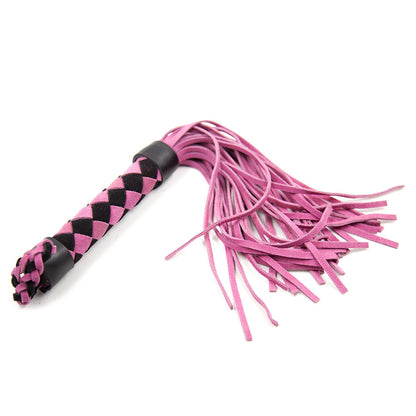 Bondage Bundled Real Cowhide Toy Whip Multiple Colors