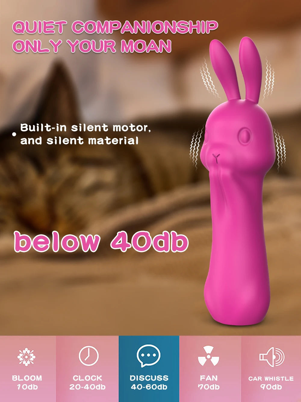 Rabbit Vibrator Massage Masturbation Device