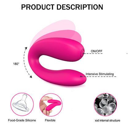 Mini Silicone U Shaped Vibrator