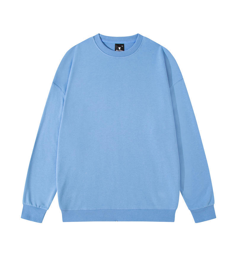 Men's Solid Color Pullover Crewneck Sweater