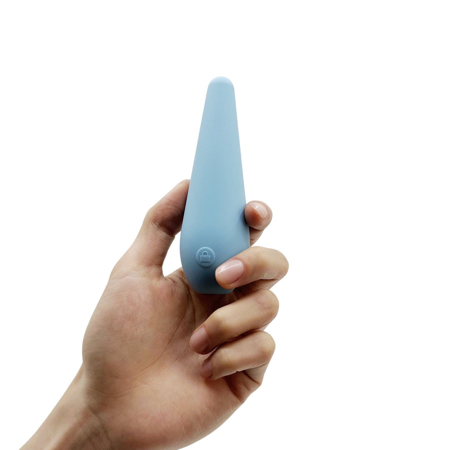 Smooth Oval Liquid Silicone Dildo